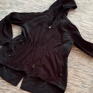 Athleta Black Zip-Up Jacket